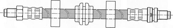 CEF 511558 - Тормозной шланг autospares.lv