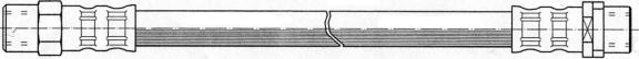 CEF 511584 - Тормозной шланг autospares.lv