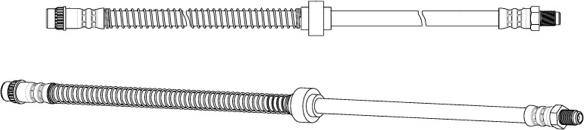 CEF 511583 - Тормозной шланг autospares.lv