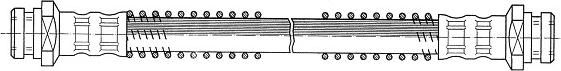 CEF 511539 - Тормозной шланг autospares.lv