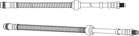 CEF 511528 - Тормозной шланг autospares.lv