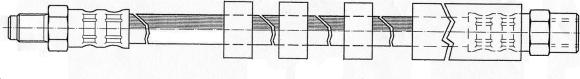 CEF 511681 - Тормозной шланг autospares.lv