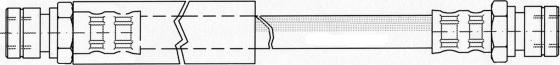 CEF 511102 - Тормозной шланг autospares.lv