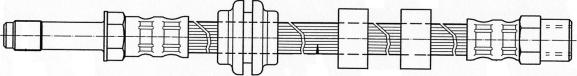 CEF 511189 - Тормозной шланг autospares.lv