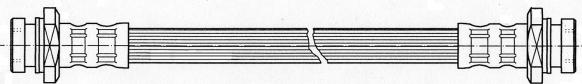 CEF 511857 - Тормозной шланг autospares.lv