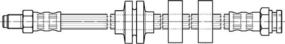 CEF 511883 - Тормозной шланг autospares.lv