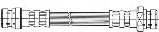 CEF 511822 - Тормозной шланг autospares.lv