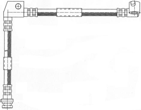 CEF 511365 - Тормозной шланг autospares.lv