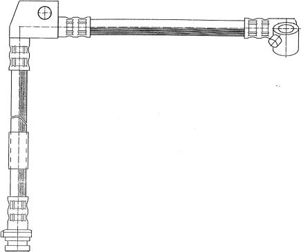 CEF 511333 - Тормозной шланг autospares.lv