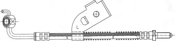 CEF 511284 - Тормозной шланг autospares.lv