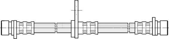 CEF 511754 - Тормозной шланг autospares.lv