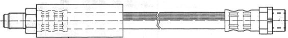 CEF 511710 - Тормозной шланг autospares.lv