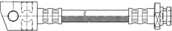 CEF 511724 - Тормозной шланг autospares.lv