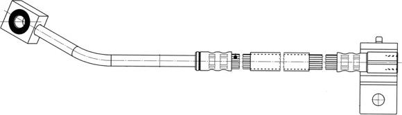 CEF 513295 - Тормозной шланг autospares.lv