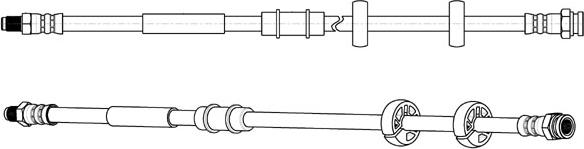 CEF 512975 - Тормозной шланг autospares.lv