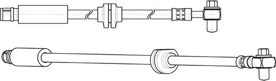 CEF 512970 - Тормозной шланг autospares.lv