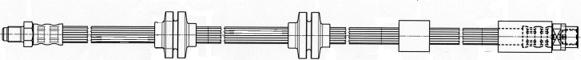 CEF 512490 - Тормозной шланг autospares.lv