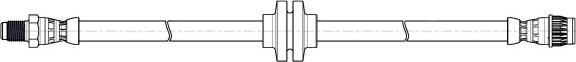 CEF 512440 - Тормозной шланг autospares.lv