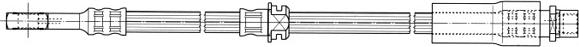 CEF 512452 - Тормозной шланг autospares.lv