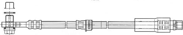 CEF 512434 - Тормозной шланг autospares.lv