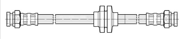 CEF 512549 - Тормозной шланг autospares.lv