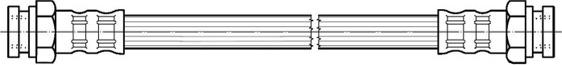 CEF 516870 - Тормозной шланг autospares.lv