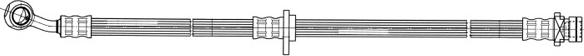 CEF 512580 - Тормозной шланг autospares.lv