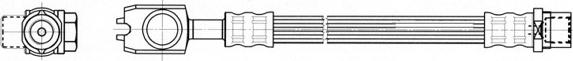 CEF 512537 - Тормозной шланг autospares.lv