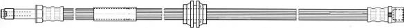 CEF 512526 - Тормозной шланг autospares.lv