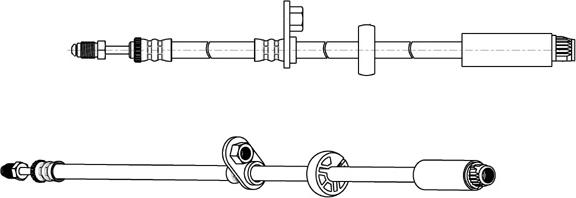 CEF 512668 - Тормозной шланг autospares.lv