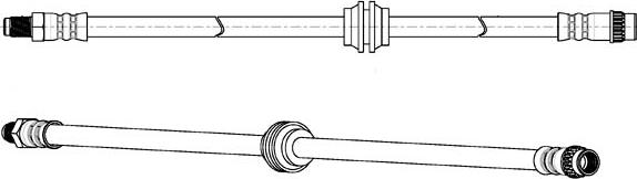 CEF 512663 - Тормозной шланг autospares.lv