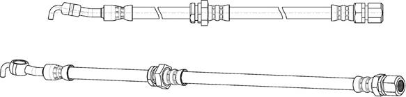 CEF 512604 - Тормозной шланг autospares.lv