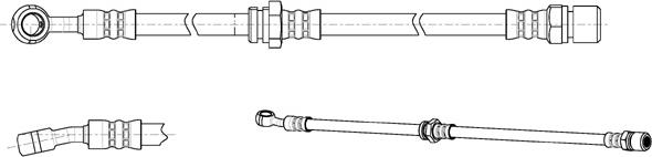 CEF 512602 - Тормозной шланг autospares.lv