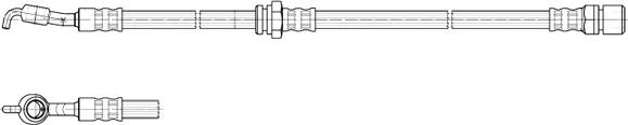 CEF 512610 - Тормозной шланг autospares.lv