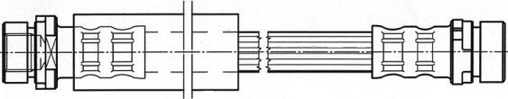 CEF 512093 - Тормозной шланг autospares.lv