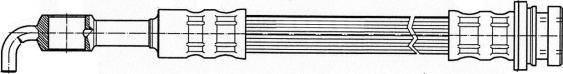 CEF 512044 - Тормозной шланг autospares.lv