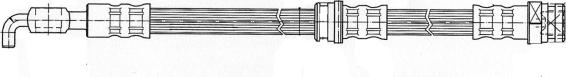 CEF 512039 - Тормозной шланг autospares.lv