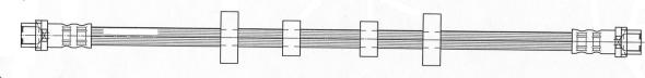 CEF 512074 - Тормозной шланг autospares.lv