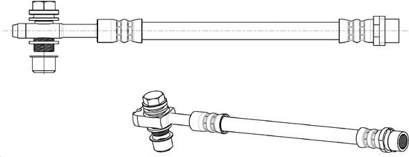 CEF 512189 - Тормозной шланг autospares.lv