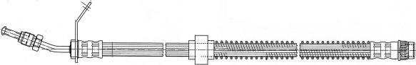 CEF 512186 - Тормозной шланг autospares.lv