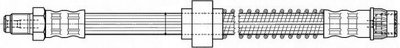 CEF 512125 - Тормозной шланг autospares.lv