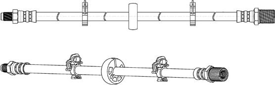 CEF 512848 - Тормозной шланг autospares.lv