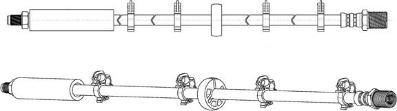 CEF 512842 - Тормозной шланг autospares.lv