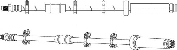 CEF 512815 - Тормозной шланг autospares.lv