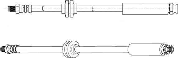 CEF 512834 - Тормозной шланг autospares.lv