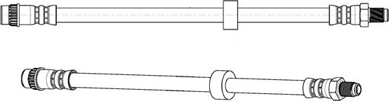 CEF 512824 - Тормозной шланг autospares.lv