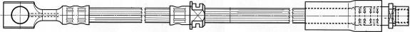 CEF 512331 - Тормозной шланг autospares.lv