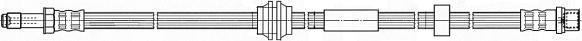 CEF 512327 - Тормозной шланг autospares.lv