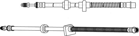 CEF 512757 - Тормозной шланг autospares.lv