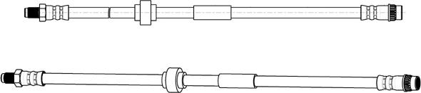 CEF 512707 - Тормозной шланг autospares.lv